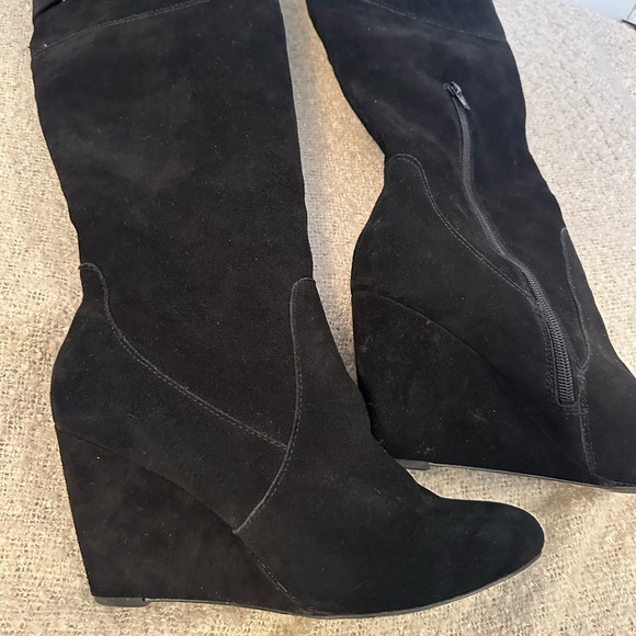 Olisha Nine West Knee High Suede Boot - Picture 3 of 4